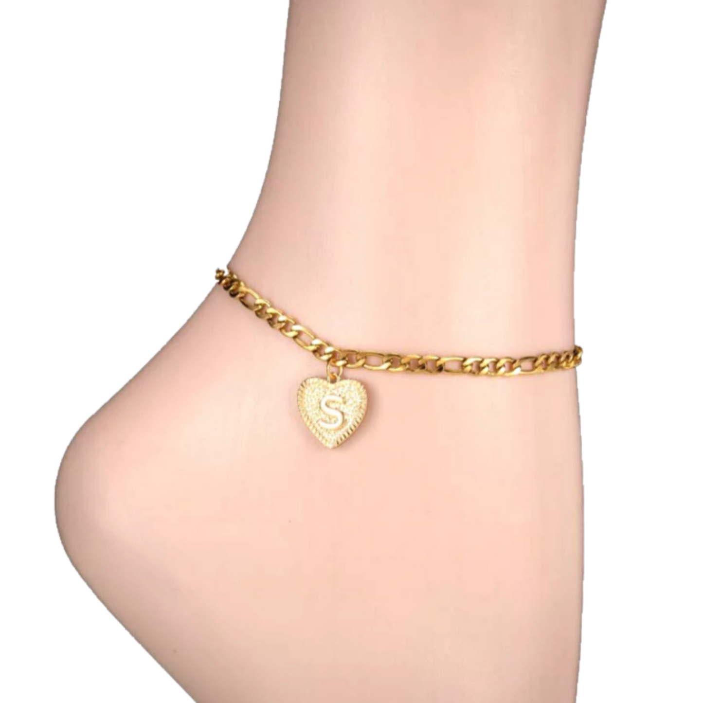 Love Initial Anklet