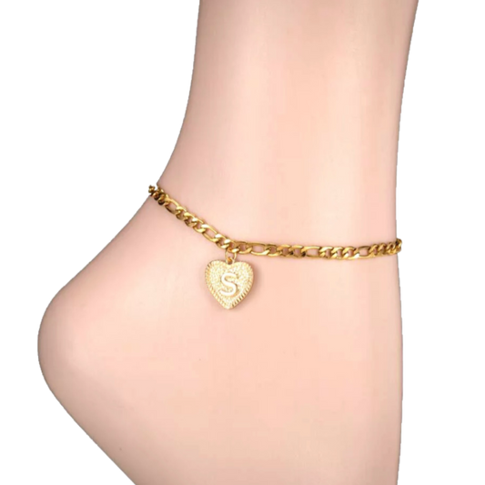 Love Initial Anklet