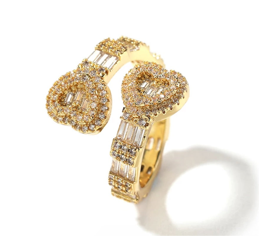 Bling Heart Ring