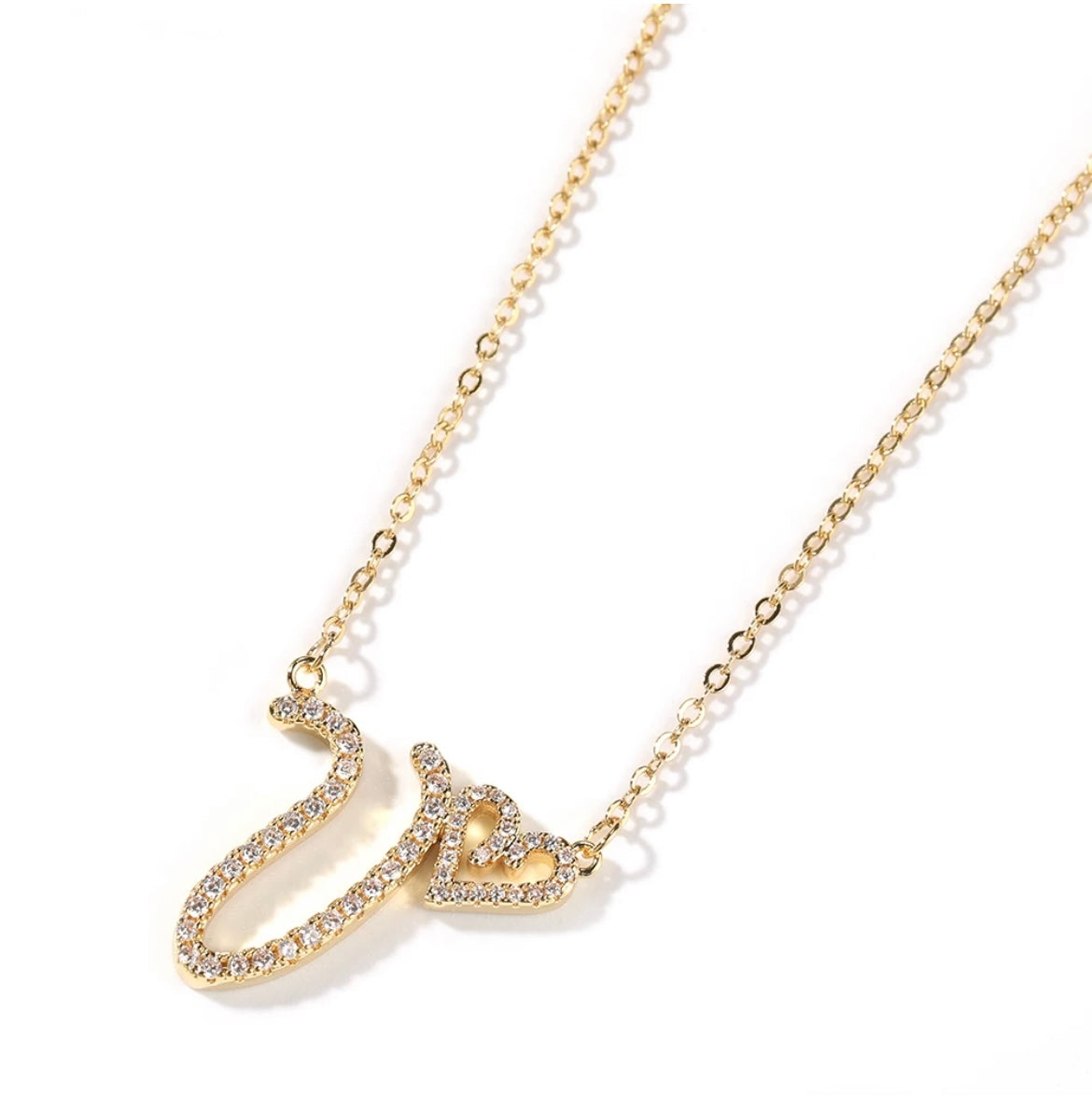 Heart Initial Pendant