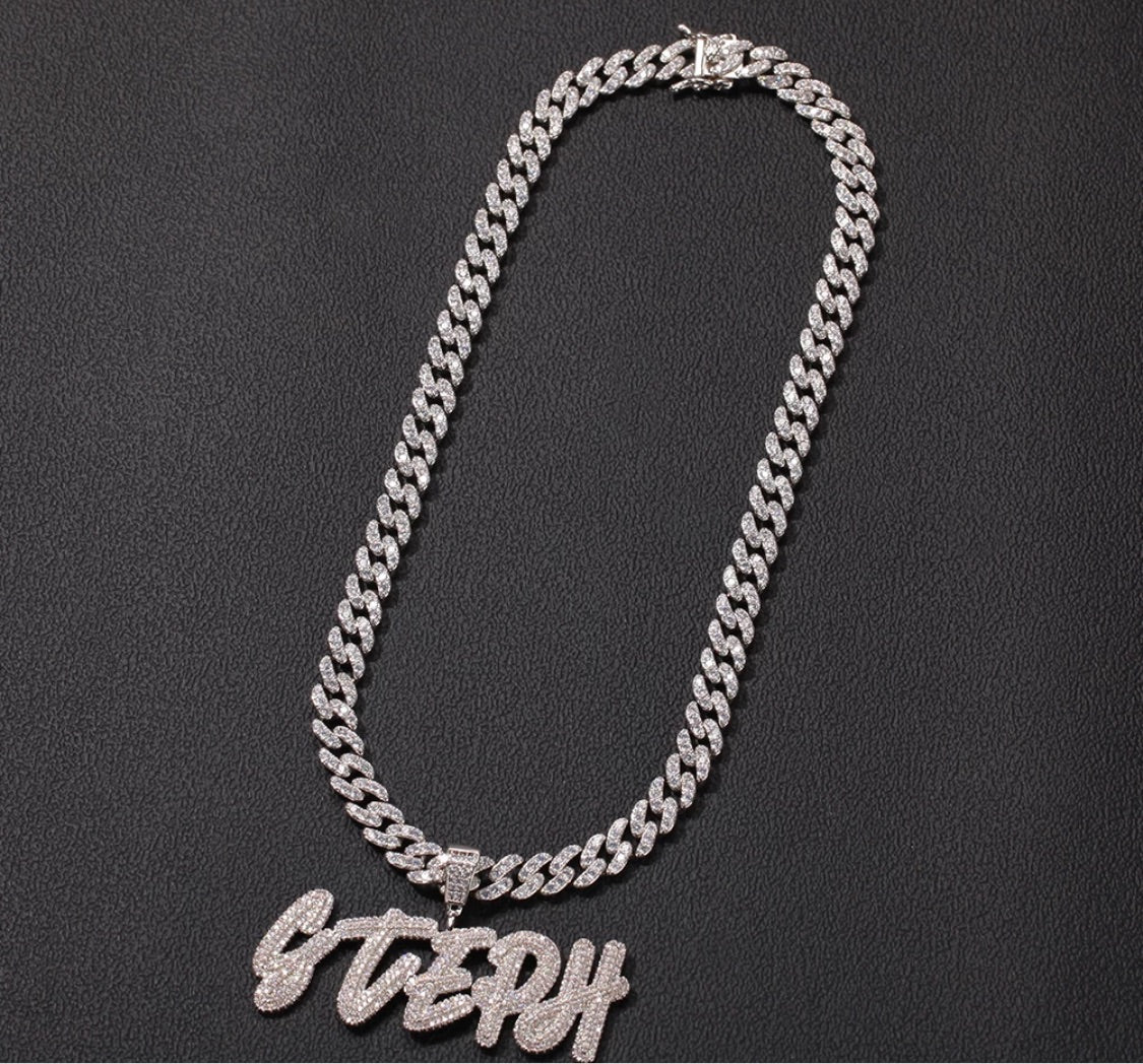 Custom Name Cuban Link Necklace