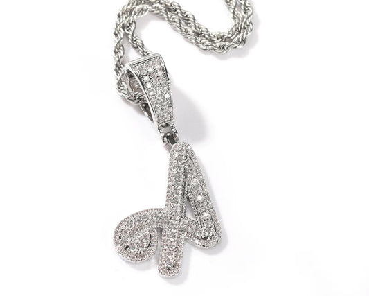 Bubble Cursive Initial