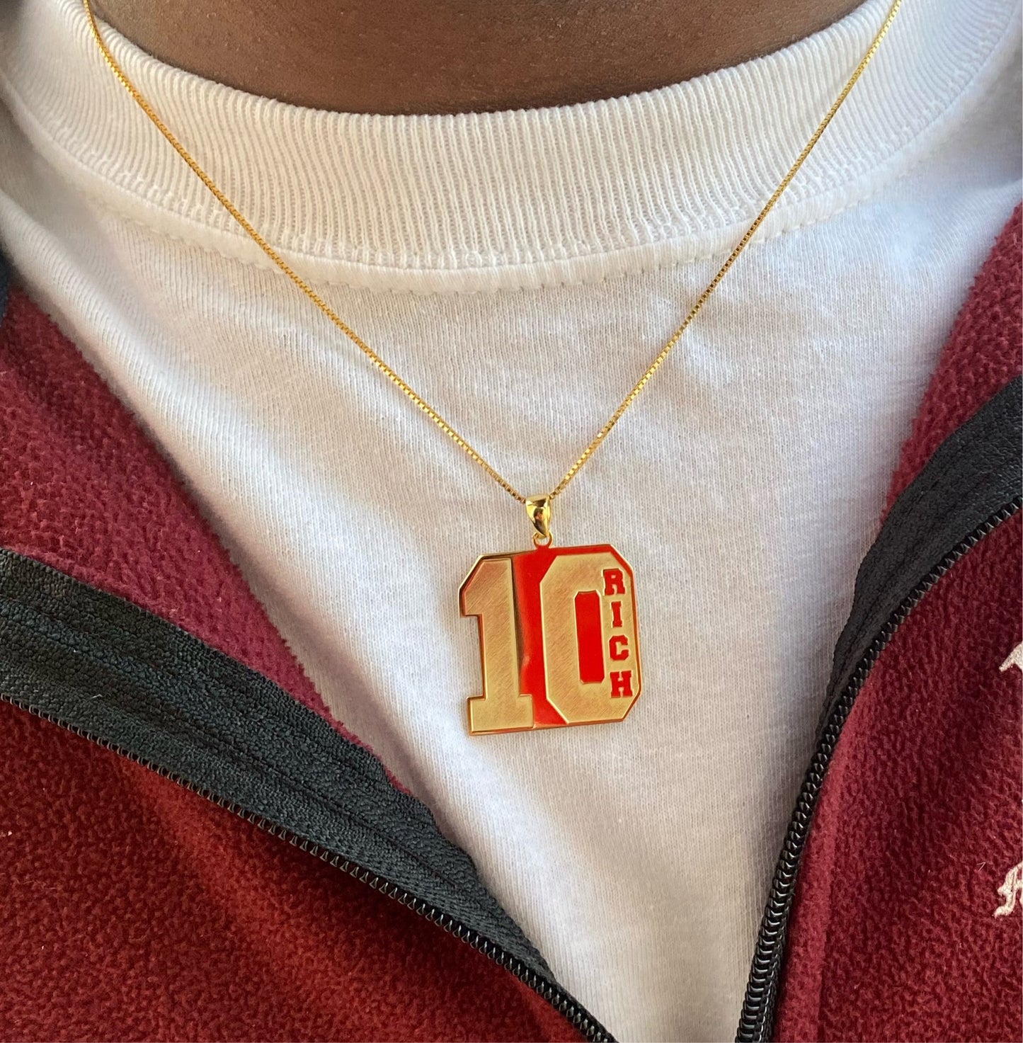 Personalized Number Necklace