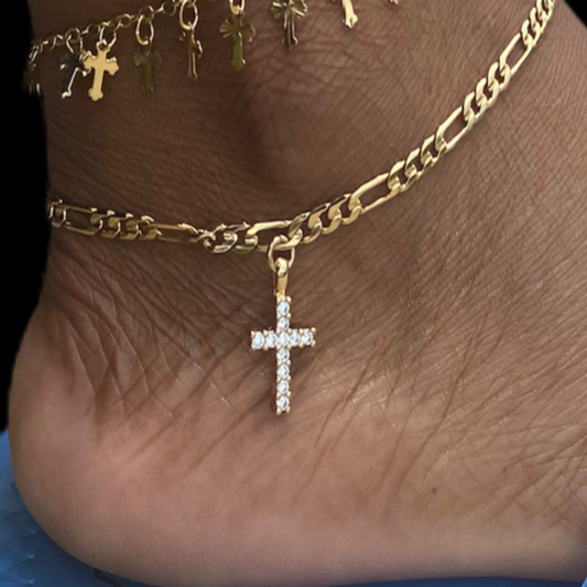Cross Anklet