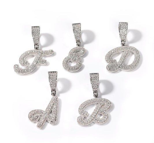 Bubble Cursive Initial