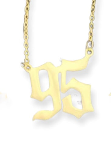 Old English Birth Year Chain