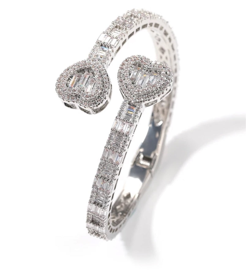 Bling Heart Bracelet