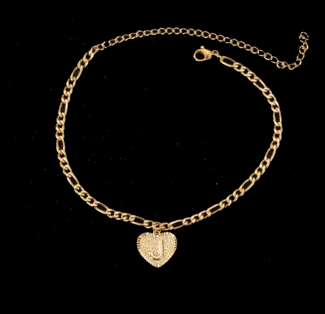 Love Initial Anklet