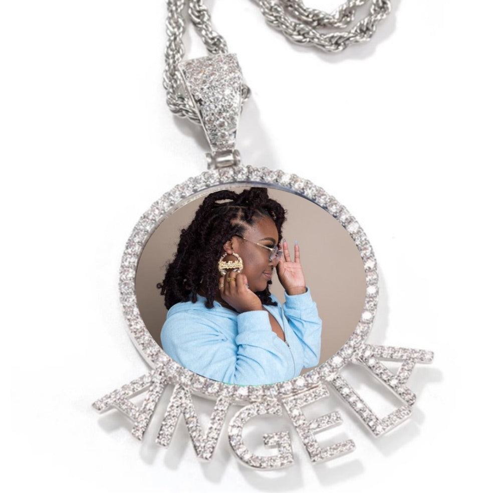 Name Customized Photo Necklace