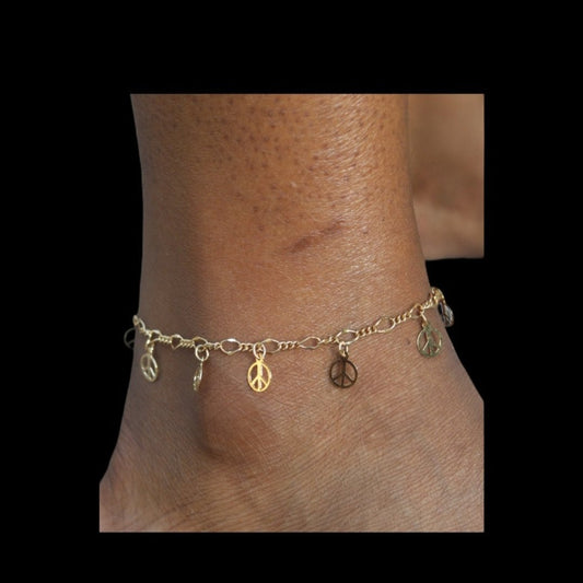 Peace Anklet