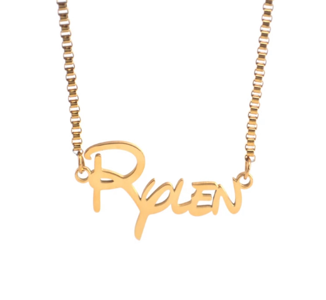Disney Name Necklace