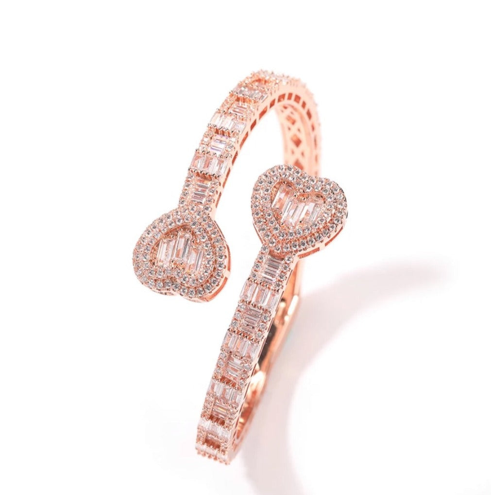Bling Heart Bracelet