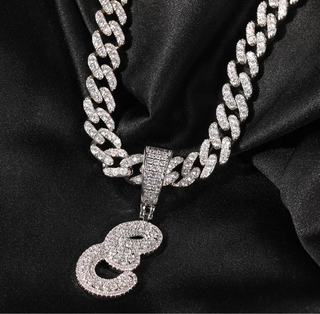 Bubble Cursive Initial