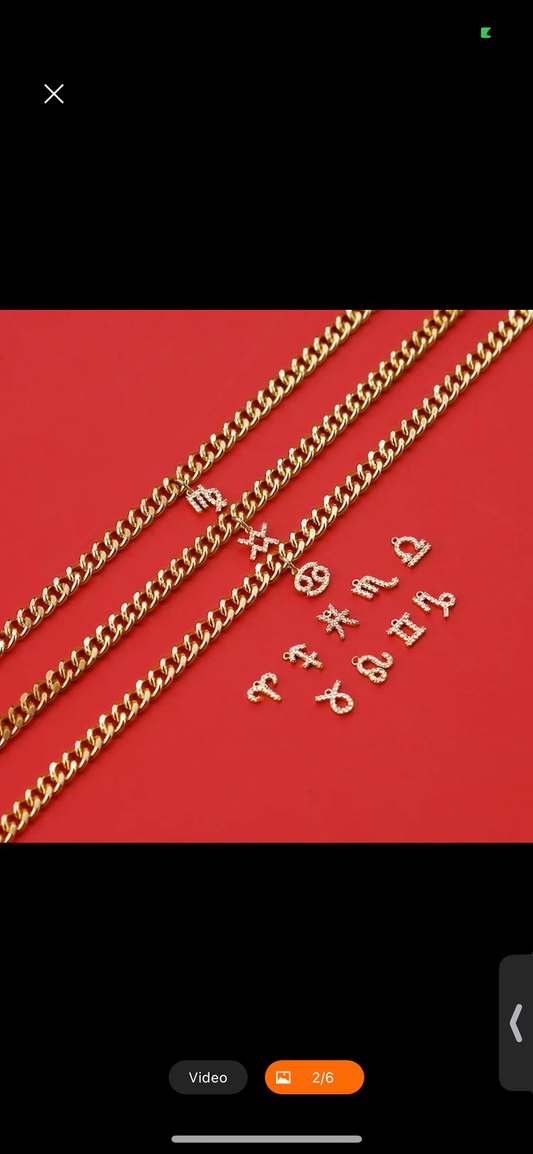 Zodiac Crystal Anklet