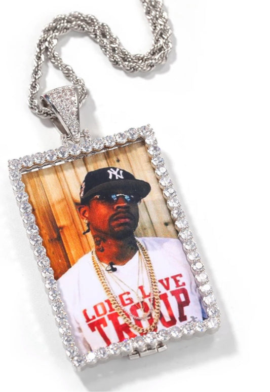 Rectangle Photo Necklace
