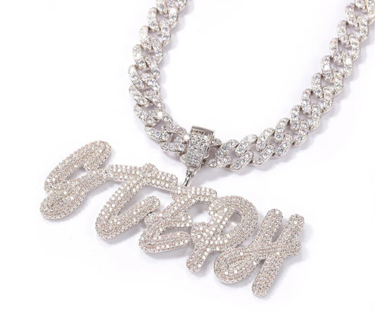 Custom Name Cuban Link Necklace