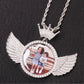 Crown Me Wing Photo Pendant