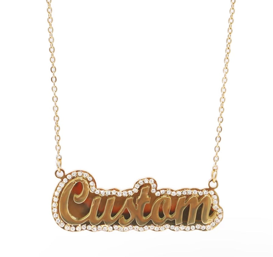 Bling Bling Name Necklace