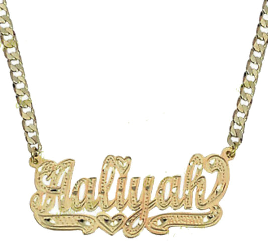 14K Gold Plated Single Custom Necklace